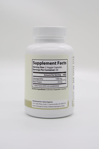 Only Organics™ Premium Ashwagandha Capsules