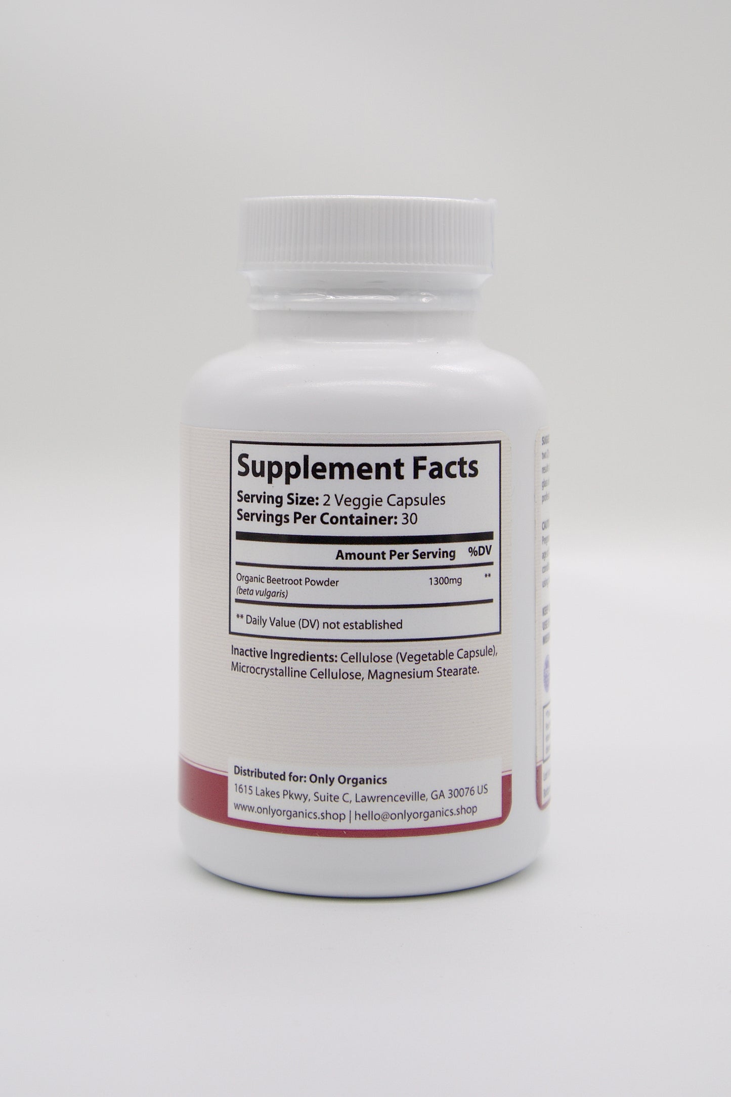 Only Organics™ Premium Beetroot Capsules